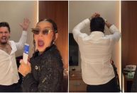 Zé Felipe grava trend com Ana Castela: "Sem prêmio, mas com molho"