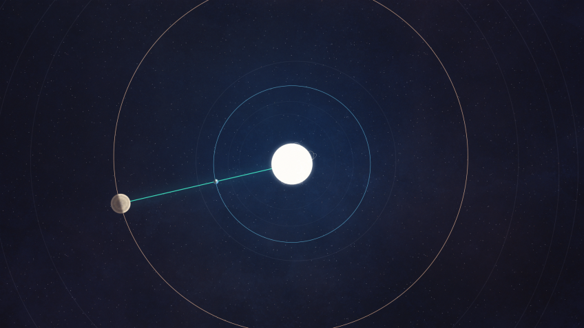 J&uacute;piter brilha intensamente, Saturno e a Lua se aproximam &bull; NASA/JPL-Caltech