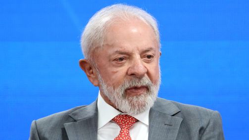 O presidente Luiz Inácio Lula da Silva (PT) durante evento em Brasília