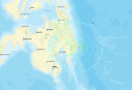 Terremoto de magnitude 6,7 atinge o sul das Filipinas