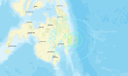 Terremoto de magnitude 6,7 atinge o sul das Filipinas