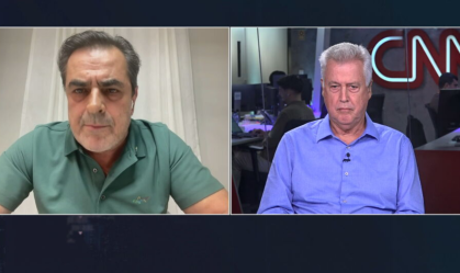 Os deputados Domingos Sávio (PL-MG) e Rodrigo Rollemberg (PSB) no programa "O Grande Debate" desta quarta-feira (21)
