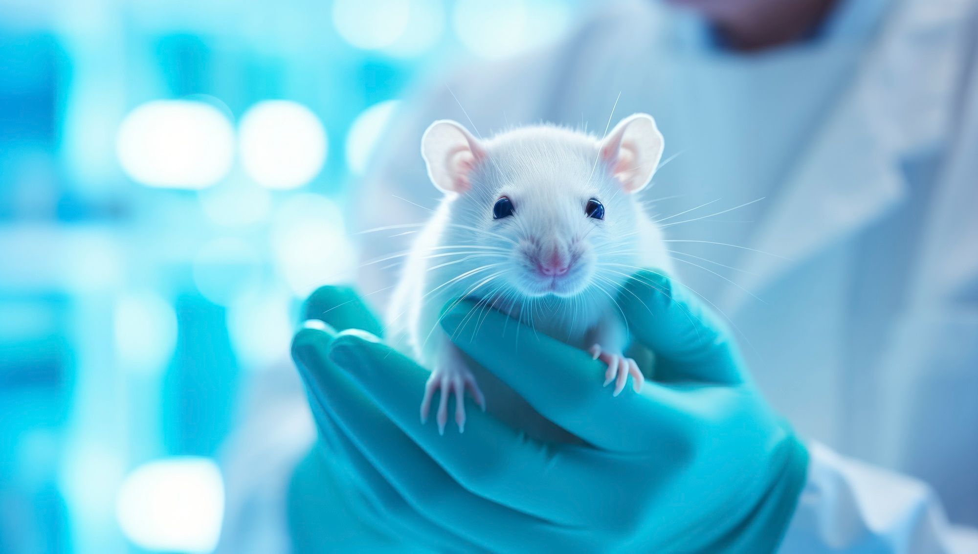 Camundongos receberam transplantes de micróbios do intestino de três espécies de primatas • Freepik