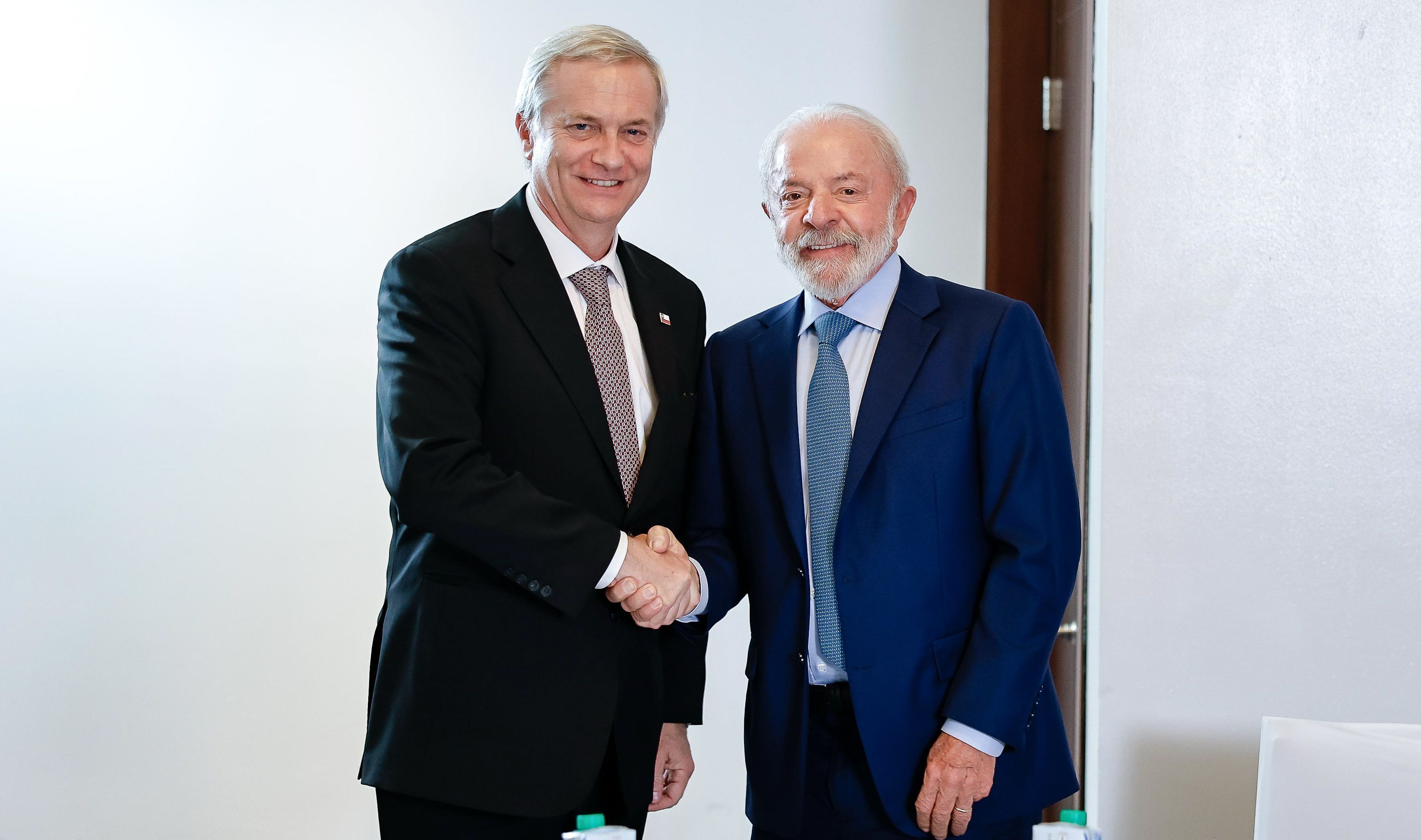 Presidente da República, Luiz Inácio Lula da Silva, durante reunião bilateral com o Presidente eleito do Chile, José Antonio Kast