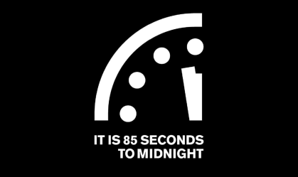 Cientistas ajustam Relógio do Juízo Final e fim do mundo fica mais próximo