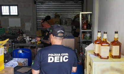 Dupla é presa por fabricação clandestina de bebidas alcoólicas em SP