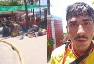 Mulher é presa após bater em salva-vidas em praia de SP; veja confusão