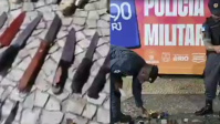 144 facas são apreendidas em operação de revista durante Réveillon no Rio