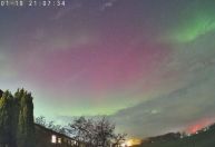 Aurora boreal é vista em regiões incomuns da Europa após tempestade solar