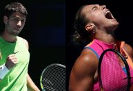 Alcaraz avança com autoridade e Sabalenka sofre no Australian Open