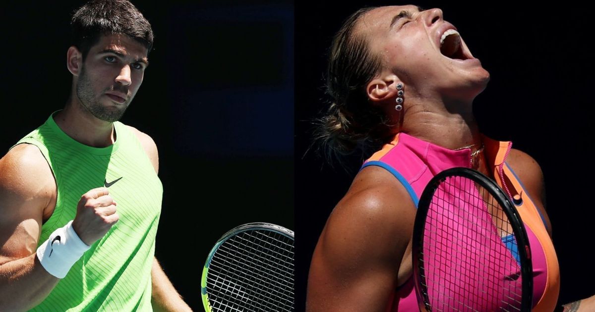 Alcaraz avança com autoridade e Sabalenka sofre no Australian Open