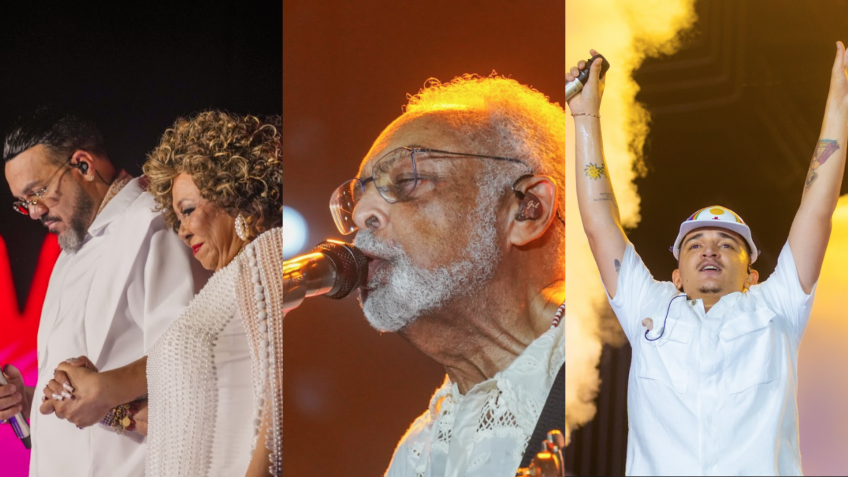 Artistas como Gilberto Gil, Alcione, Ney Matogrosso, Belo, Iza, João Gomes e Alok, agitaram a chegada de 2026 • Divulgação/Prefeitura do Rio de Janeiro