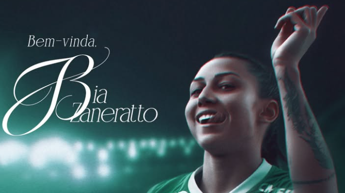 Bia zaneratto volta para o Palmeiras