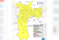 Chuva coloca São Paulo em estado de atenção para alagamentos