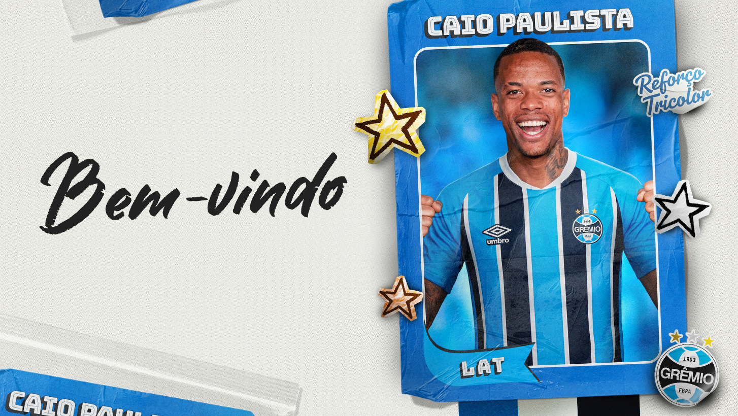 Caio Paulista é o novo reforço do Grêmio