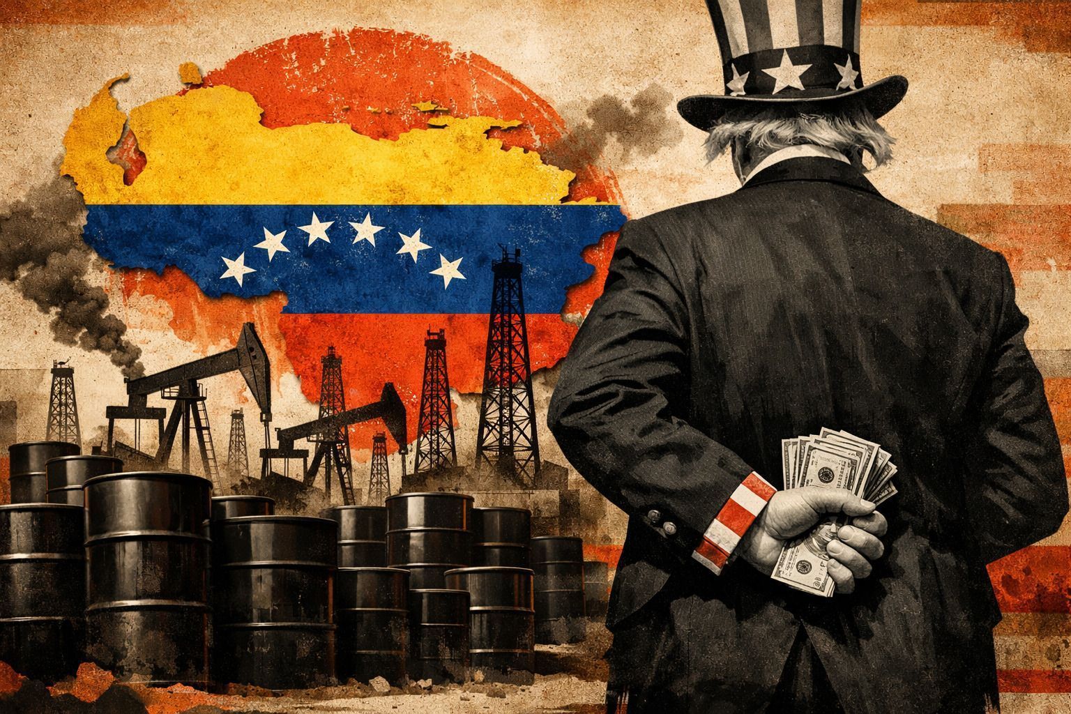 Tio Sam escondendo dinheiro do petróleo da Venezuela