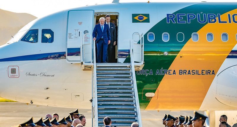 Chegada de Lula ao Panamá