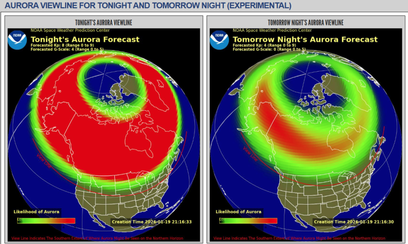 Tempestade solar coloca países em alerta • Space Weather Prediction Center