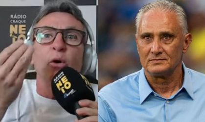 Craque Neto detona Tite: "Tiro no pé, não é técnico para o Cruzeiro"