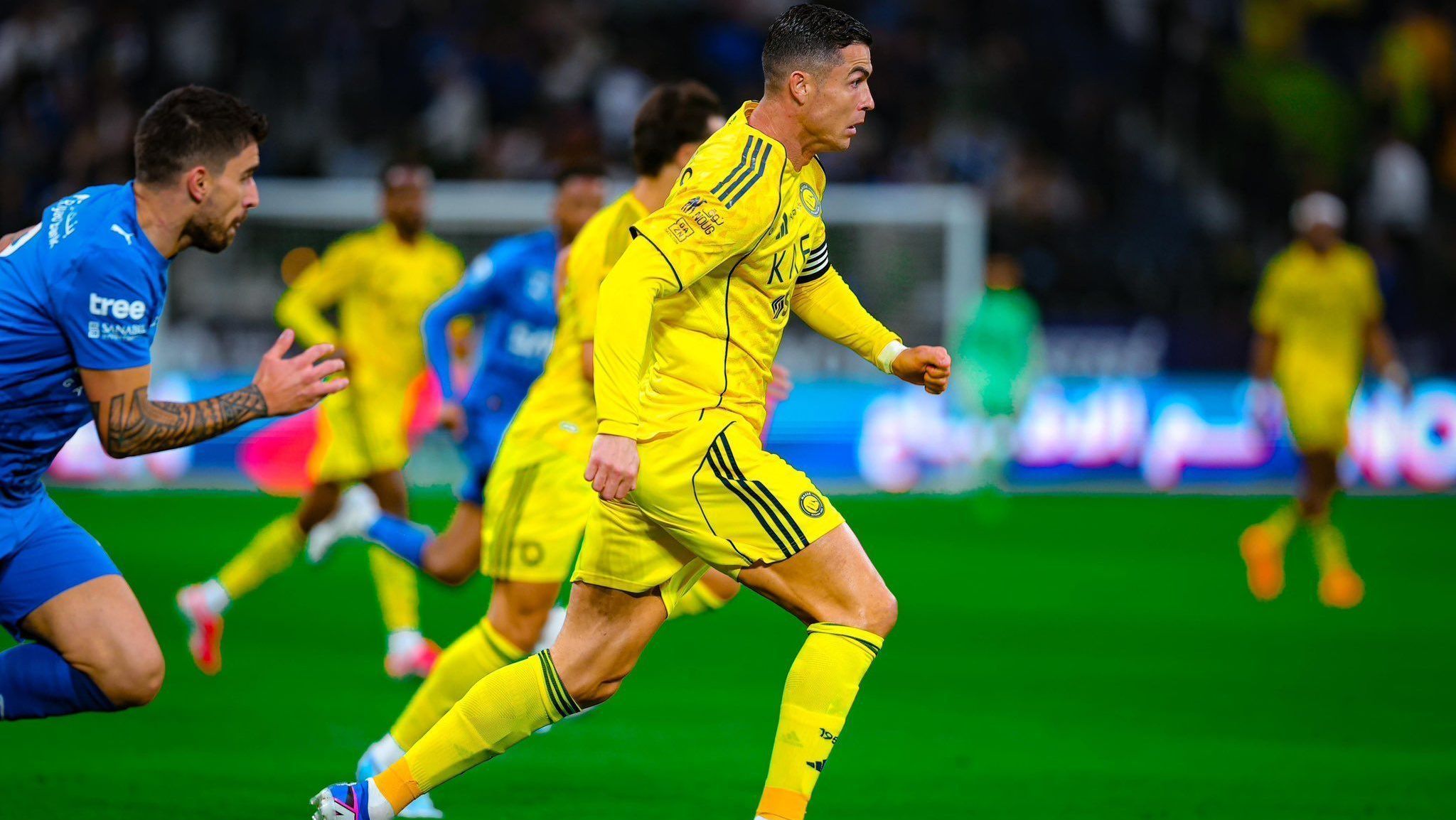 Cristiano Ronaldo em ação pelo Al Nassr