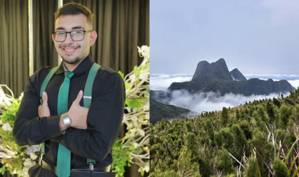 Jovem encontrado após sumir no Pico Paraná recebe alta do hospital