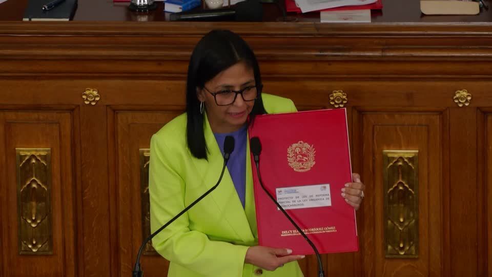 Rodríguez, que assumiu o cargo em 5 de janeiro após a saída do ditador Nicolás Maduro por parte dos EUA, falou durante um discurso anual à Assembleia Nacional.