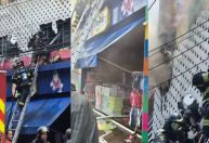 Loja de artigos infantis pega fogo e mobiliza bombeiros na região do Brás