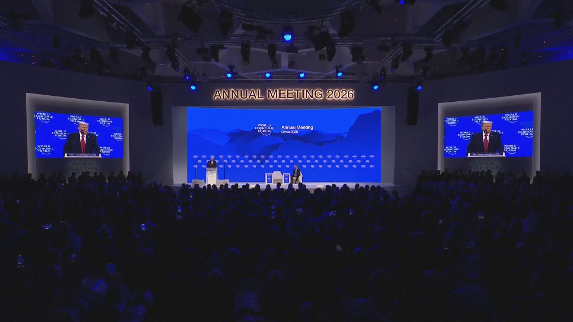 Discurso do presidente dos Estados Unidos, Donald Trump no Fórum Econômico Mundial, em Davos, na Suíça