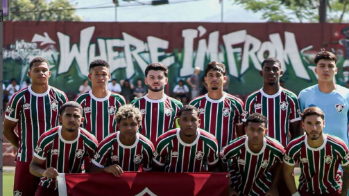 Equipe do Fluminense na Copinha