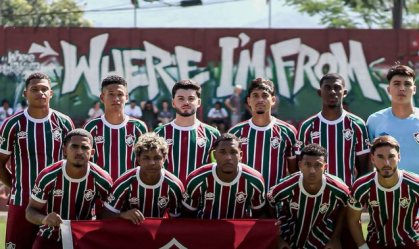 Equipe do Fluminense na Copinha