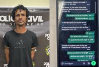 Polícia prende suspeito de extorsão após registro íntimo no RJ