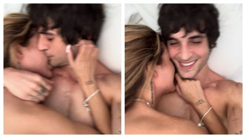 O cantor Fiuk, 35, ao lado de novo affair