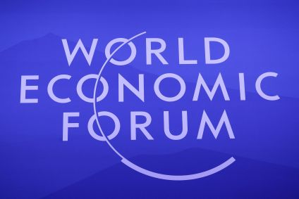 Logotipo do Fórum Econômico Mundial em Davos, Suíça