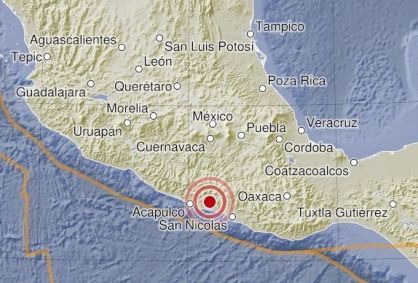 Terremoto atinge região sul do México
