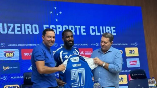 Gerson é apresentado no Cruzeiro