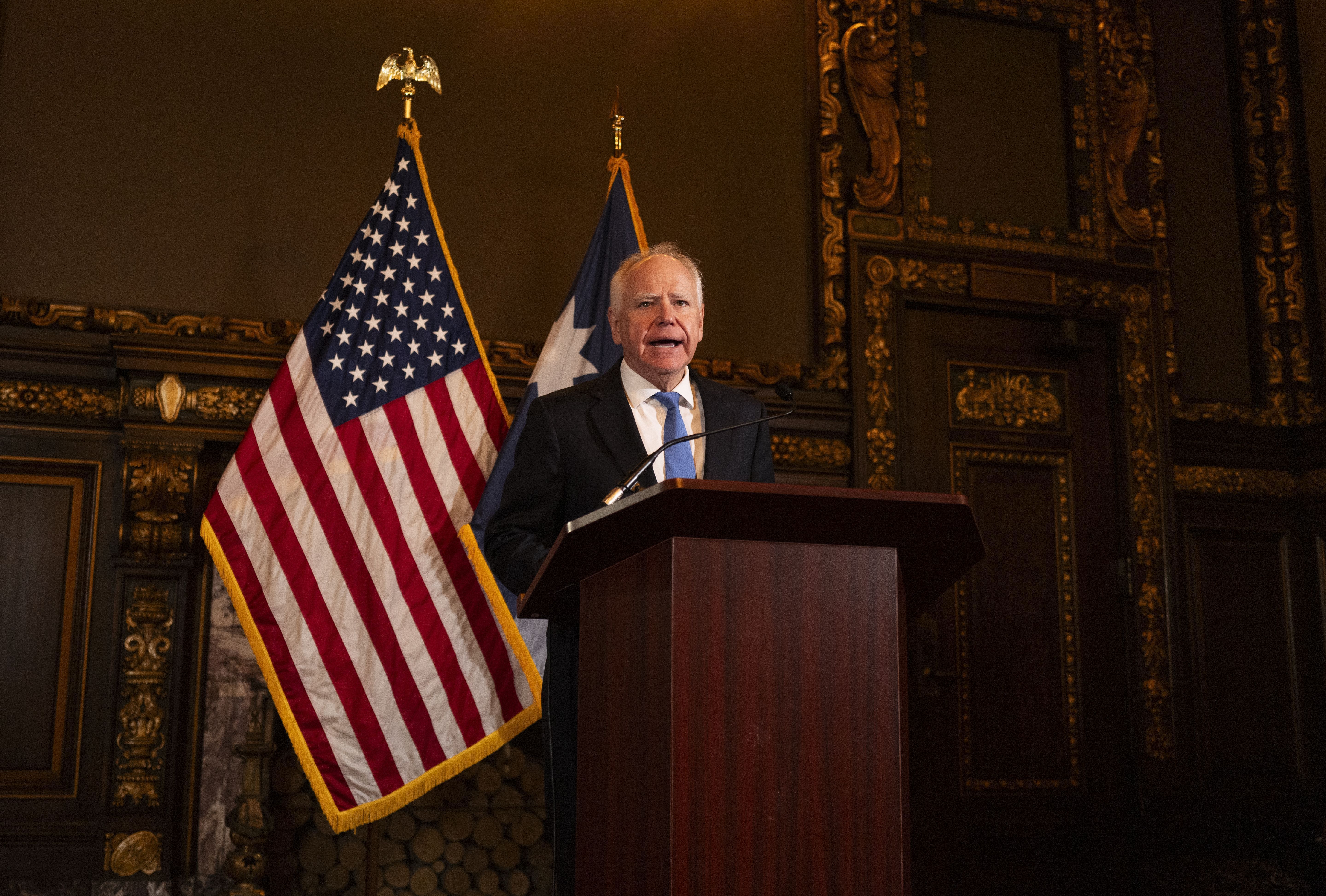 O governador de Minnesota, Tim Walz