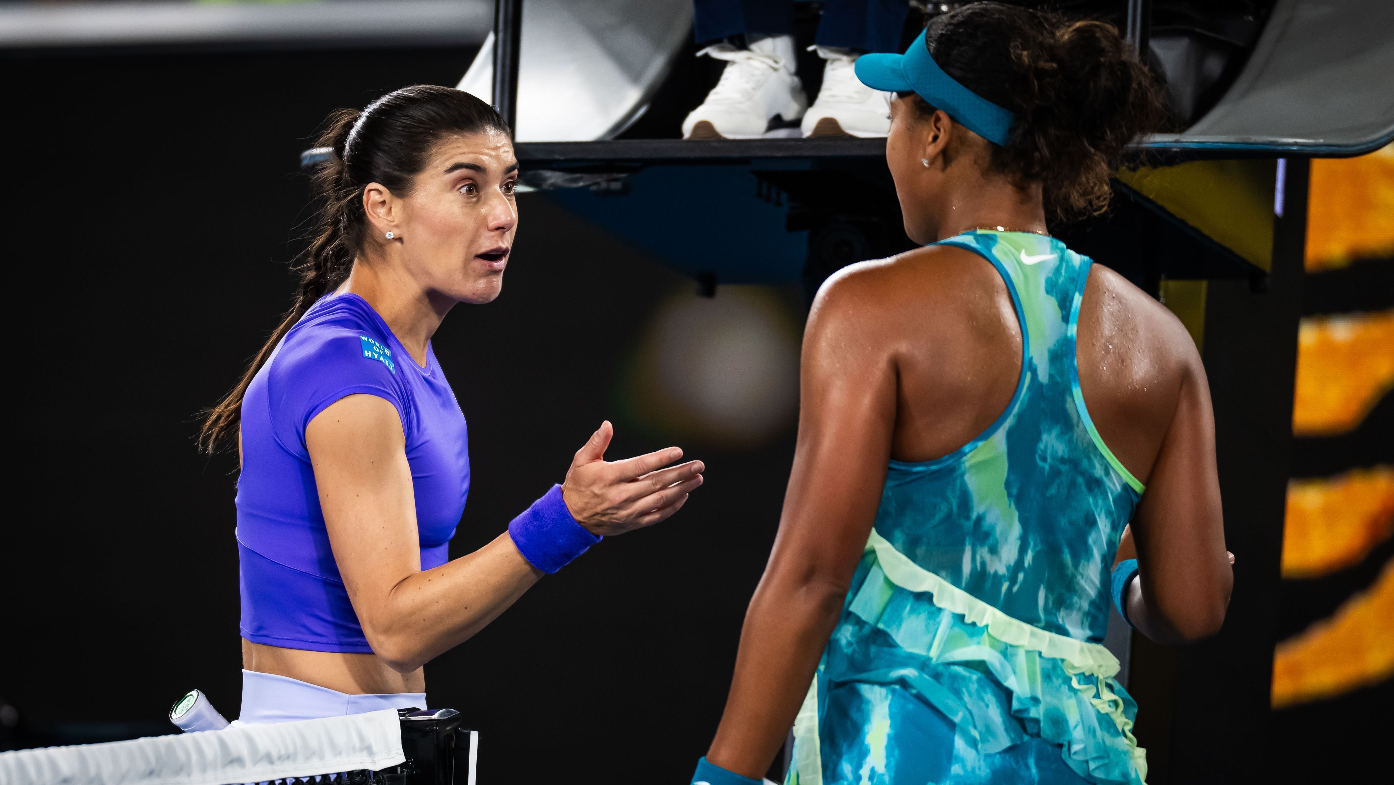 Cirstea e Osaka discutiram na rede após partida pela segunda rodada do Australian Open