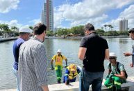 Mais de 10 toneladas de peixes mortos são recolhidas em Campina Grande (PB)