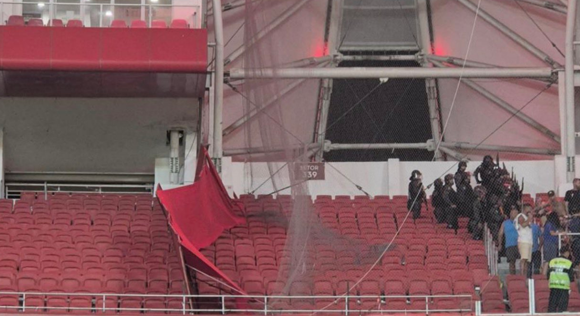 Inter contabilizou prejuízo de R$ 120 mil após vandalismo no Beira-Rio