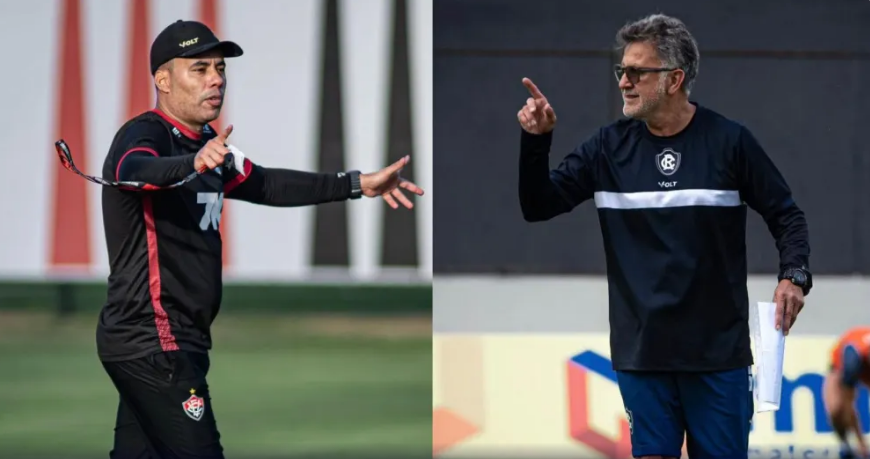 Jair Ventura, do Vitória, e Juan Carlos Osório, do Remo