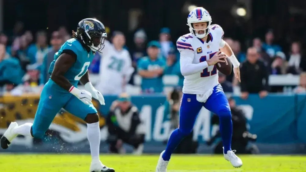 Josh Allen em Buffalo Bills x Jacksonville Jaguars