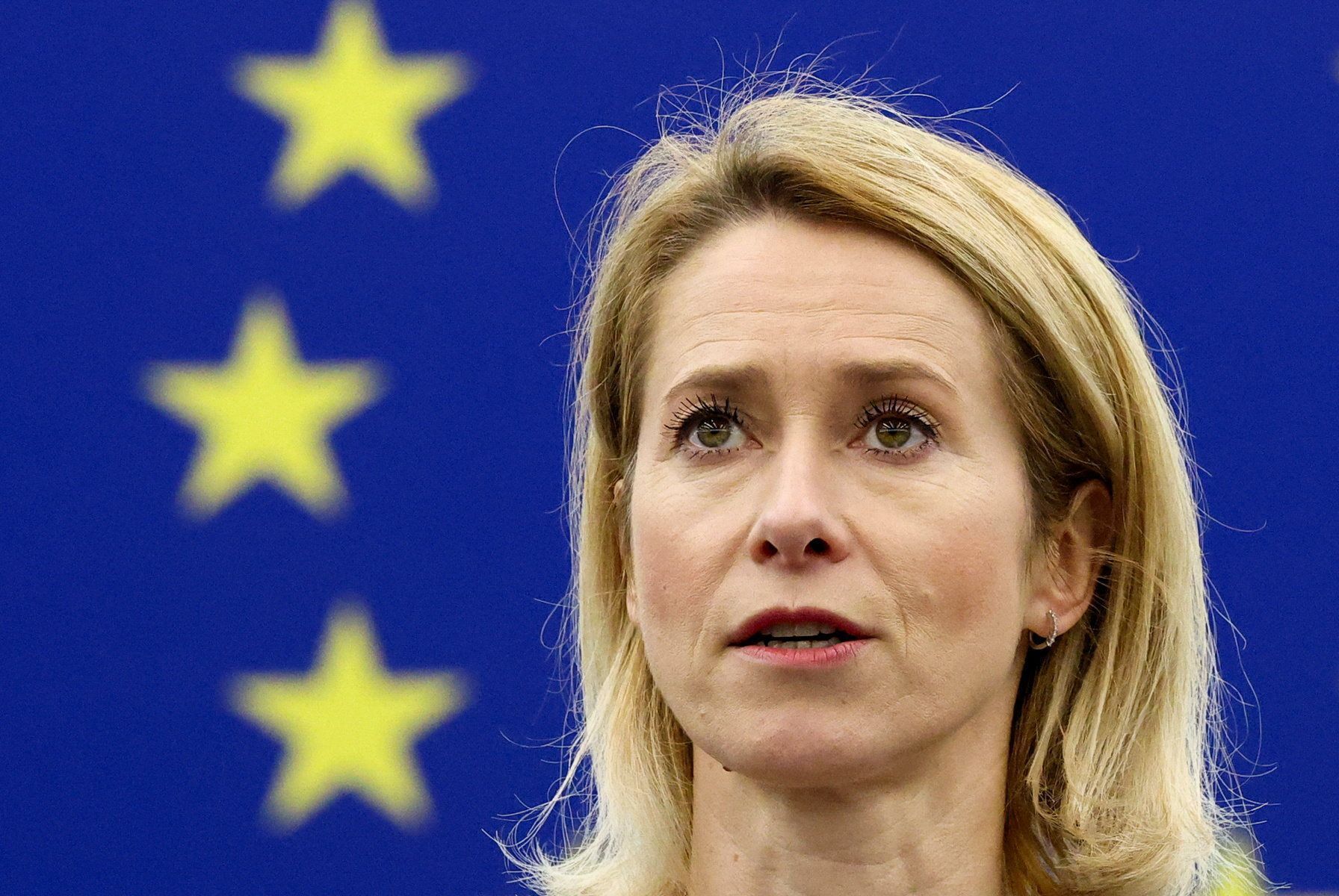 Kaja Kallas em Estrasburgo