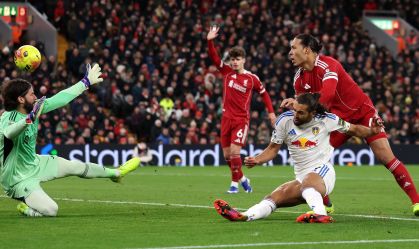 Inglês: Leeds segura empate sem gols com Liverpool em Anfield