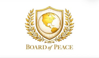 Logo do Conselho de Paz criado por Trump