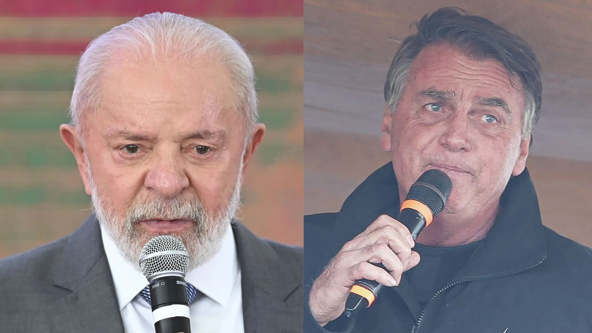 Lula e Bolsonaro