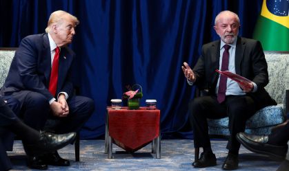 Lula e Trump na Malásia em 26/10/2025