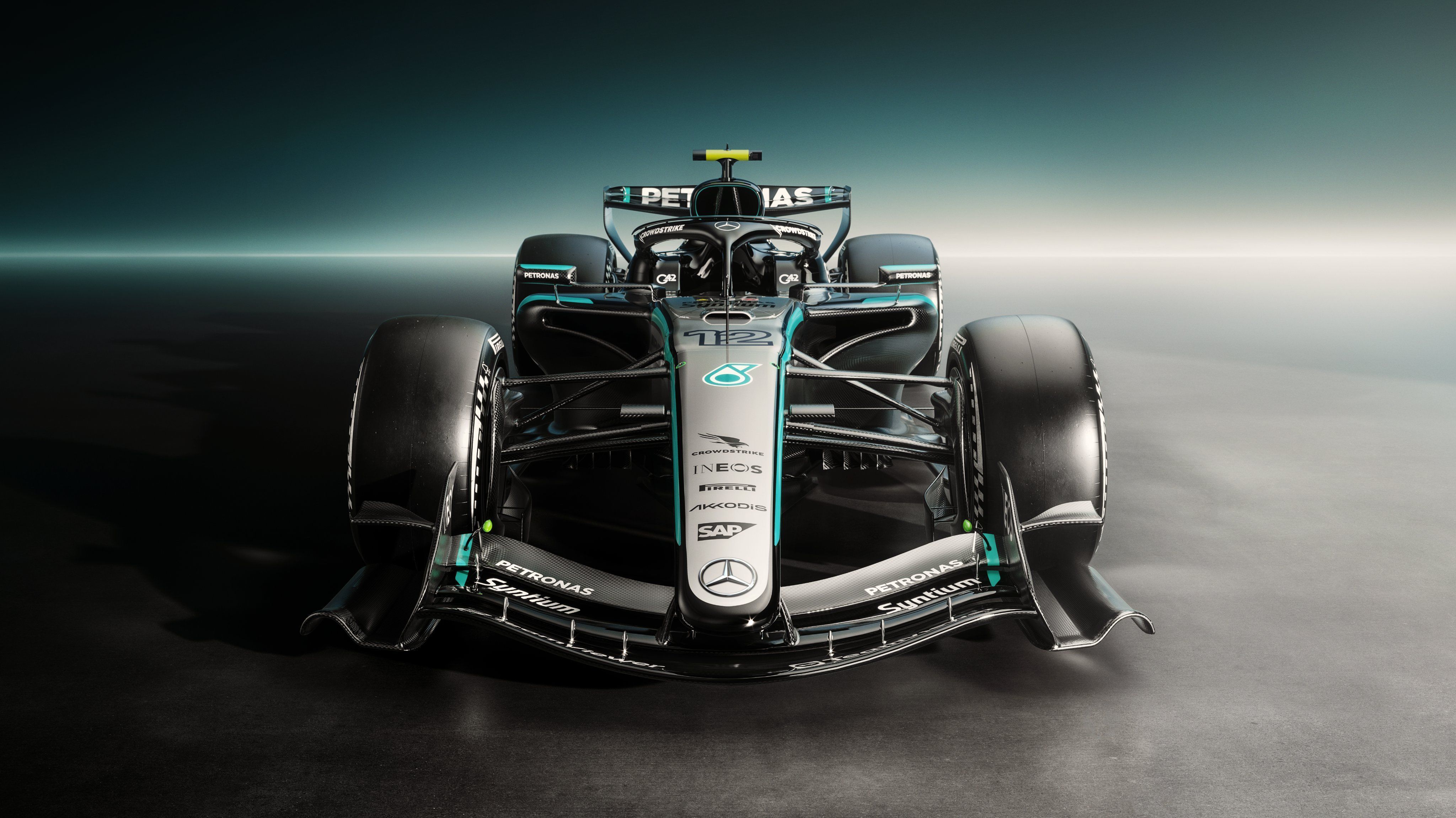 Mercedes revela imagens do carro de F1 de 2026