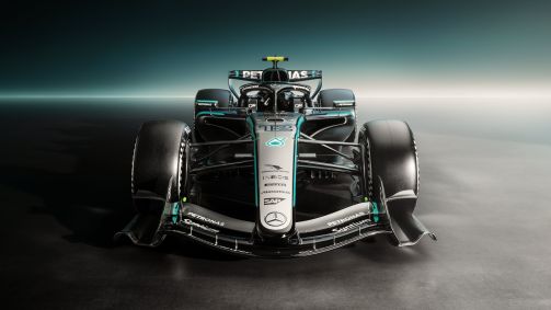 Mercedes revela imagens do carro de F1 de 2026