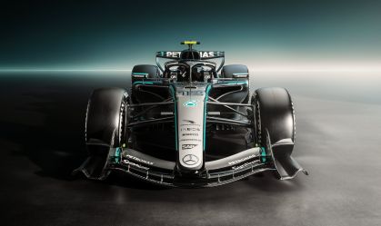 Mercedes revela imagens do carro de F1 de 2026