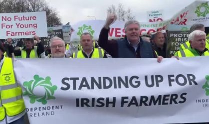 Agricultores protestam na Irlanda contra acordo UE-Mercosul
